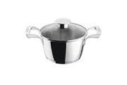 Bugatti Italy 18cm/ 1.5L Stainless Steel Casserole With Glass Lid