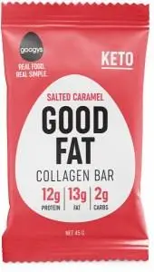 Googys Good Fat Keto Salted Caramel Collagen Bars G/F 45g