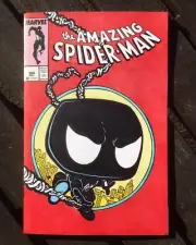 Spider-Man #300 (Symbiote) - Original Funko Pop Style Sketch Blank Variant Cover