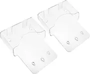 FUNNETOYU 2pcs Wall Mounted Document Holder File Organizer for Office Desktop Display Stand for Magazines Brochures and Reports Stylish and Functional Storage