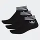 ADIDAS ADICOLOR 腳踝襪 3 雙入 - Originals 男/女 黑-EE1151 白-EE1152