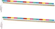 WOFASHPURET 4pcs Rhythmic Gymnastics Ribbons Lightweight Portable Dance Streamers for Boy Girl Performance Props for Dance Exercise and