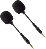 FELTECHELECTR Tablet Microphone Condenser Bendable Mini Phone Mic for Laptop Black Noise Canceling Easy to Use Great for Singing Dancing and Streaming