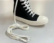 FLAT COTTON Shoelaces Sneakers Shoe Laces Boot Strings Plain Color Shoestrings