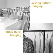 24Pcs Pattern Hooks, Pattern Hanging Hooks, Storage Hanger Drawing Hooks Paper