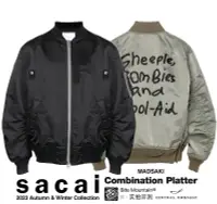 在飛比找露天拍賣優惠-預約狠貨Sacai Nylon Twill Blouson聯