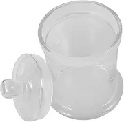 FOYTOKI Glass Staining Jar Vertical Round Glassware for Staining Microscope Slides Precise Control