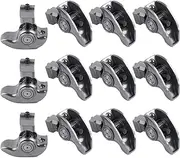 MUCO 12PCS Roller Rocker Arms 12594509 with 8mm Bolts for Chevy Equinox Impala 3.4L Malibu 3.1L 2005-2009 3.4L V6 VIN E F J 8 L