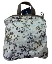 Eddie Bauer Stowaway 20L Backpack Day Pack Dark Tan Camo Packable Bag Travel