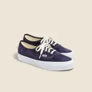 Suede Vans® x J.Crew Premium Authentic Sneakers, Baritone Blue, Size 8