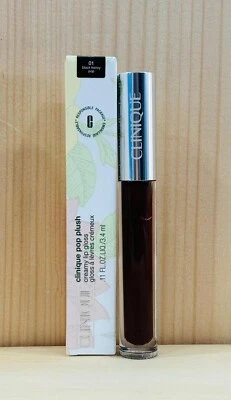 CLINIQUE Clinique Pop Plush Creamy Lip Gloss .11oz/3.4ml ~ 01 BLACK HONEY POP