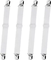 Bed Sheet Fastener Adjustable Elastic Sheet Straps Mattresses Fitted Sheets Flat