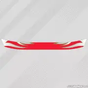 GILLARD STYLE HELMET VISOR STICKER/STRIP - KARTING