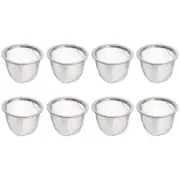 8 Pcs Teapot Mesh Strainer Loose Leaf Infuser Replacement Hot Water Filter