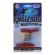 Kool Stop Phatpadd Brake Pads Salmon - Threaded Post - Sold In Pairs