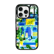 iPhone 16 Pro Impact Ring Stand Case MagSafe Compatible Yves' Garden Marrakech
