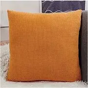 Pack of 2 Decorative Cushion Covers 45x45 60x60cm Square Throw Pillow Case, Rectangle 30x50 40x60 40x70 50x70 50x80 Pillowcase Covers with Invisible Zipper(Color 7,45x45cm(Set of 2))