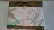 Springmaid Wondercale Double Fitted Sheet Vintage New old stock Lillium