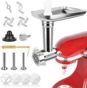 Meat Food Grinder Attachment Compatible with Kitchenaid Stand Mixers, Food Grind