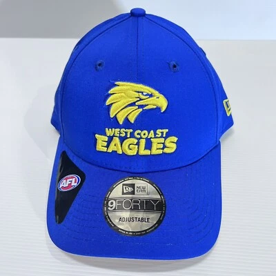 AFL West Coast Eagles New Era 9Forty adjustable cap hat blue OSFM