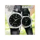 CASIO 卡西歐 手錶 專賣店 MTP-1095E-1A + LTP-1095E-1A 對錶 指針錶 皮革錶帶 礦物玻璃鏡面 防水
