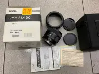 在飛比找Yahoo!奇摩拍賣優惠-[保固一年] [高雄明豐] 公司貨 Sigma C 30mm