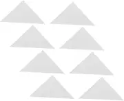 DECOMELODY 8Pcs Durable Triangle Corner Protectors for Foosball Table Edges Easy to Clean Cushions Scratch Resistant Table Corner Guards
