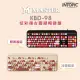 【祥昌電子】INTOPIC KBD-98 復古圓鍵帽鍵盤 有線鍵盤 電腦鍵盤 USB鍵盤 圓鍵帽 (奶茶色)