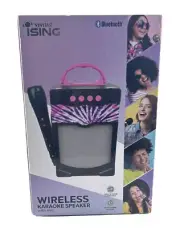 Vivitar iSing Bluetooth Karaoke Speaker With Wired Microphone New