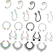 SAFIGLE 1 Set Perforation- Nose Ring No Piercing Nose Ring Nose Jewelries Nose Clip Nose Rings Nose Jewelry Women Nose Ring Nose Decor Lady Nose Cuff Girl Nose Cuff Nose Ring Clip