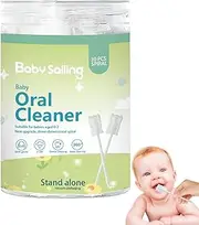 Newborrn Tongue Cleaner - Portable Baby Mouth Cleaner, Multipurpose Oral Cleaning Tool | Three-Dimensional Texture Tongue Gauze Cleaner Toothbrush for Travel, Home, and Outdoors, (0.51x2.95in)
