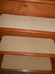 BEUTIFUL 13 STEPS 9" X 30" 100% WOOL Carpet Stair Treads.