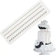 Beads Pearls Silicone Mold Fondant Decorating Mould String of Pearl Cake Decorating Sugarcraft Decorating Tool