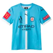 Puma Kids Melbourne City 2024/25 Home Replica Football Jersey