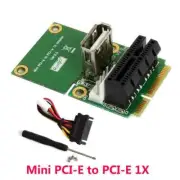 Mini PCI-E to PCI-E 1X Adapter Half Full Size for PCI-E to mini PCIE test card