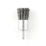 End Brush, Knotted Steel Wire, 1"- Electric Drill Use