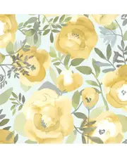 NuWallpaper Peachy Keen Yellow Peel & Stick Wallpaper