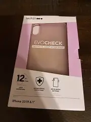 Tech21 Evo Check Series Case for iPhone 12 & iPhone 12 Pro 6.1" - Hot Pink Clear