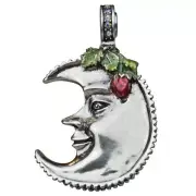 KIRKS FOLLY STRAWBERRY MOON MAGNETIC ENHANCER IN SILVER TONE