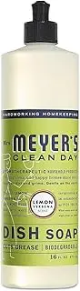 Mrs. Meyer's Clean Day Dish Soap, Lemon Verbena, 16 Ounce Bottle