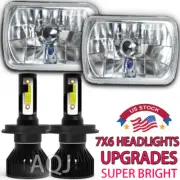 For 1995 1996 1997 Nissan Pickup Hardbody LED Headlights Hi/Lo Sealed Beam 7x6"+ (for: Nissan)
