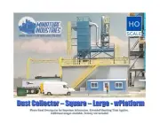 HO Scale Dust Collection Sq. L. wPlatform Grain Elevator Buildings Structures