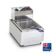 Benchtop Fryer / Deep Fryer 5L Single 10amp Roband F15 Chips & Fries