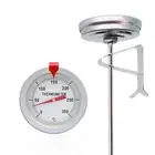 Stainless Steel Oven Cooker Thermometer Temperature Gauge For Pizza Oven BBQ