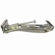 5" Inch K Style Aluminum Gutter Hanger w/ Clip - Screw Attached - 100 Pack