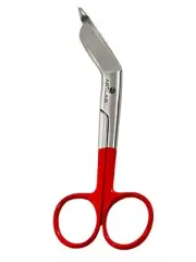 German Lister Bandage Scissors 4.5" Red Ring Color Surgical Instruments