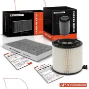 Engine & Activated Carbon Cabin Air Filter for Audi A4 allroad A5 Quattro RS5 S6 (for: Audi)