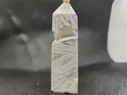 MEXICAN CRAZY LACE DRUZY AGATE TOWER - White Mineral Witch Point Crystal