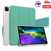 For Apple iPad Pro 11" 12.9" & Air 10.9in 2020 Smart Case Leather Folio Cover AU