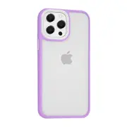 iPhone 14 Pro Max Compatible Case Cover With Shockproof Hybrid Bumper Candy Colour - Purple